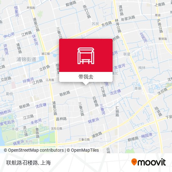 联航路召楼路地图