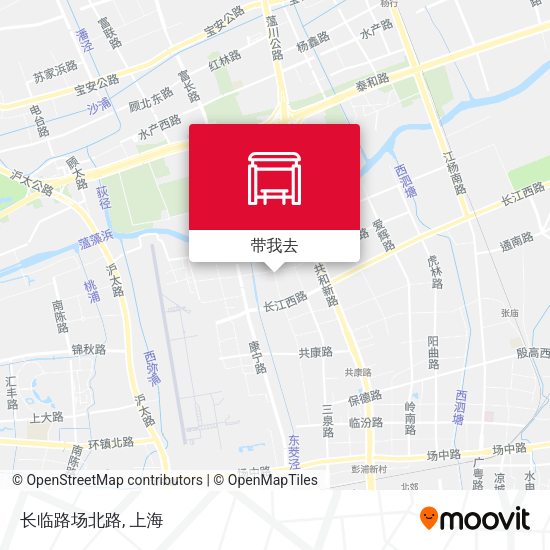 长临路场北路地图