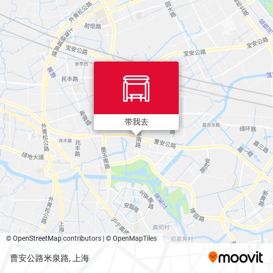 曹安公路米泉路地图