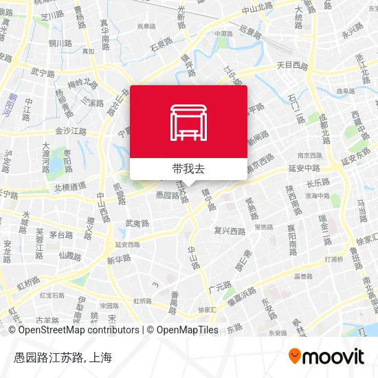 愚园路江苏路地图