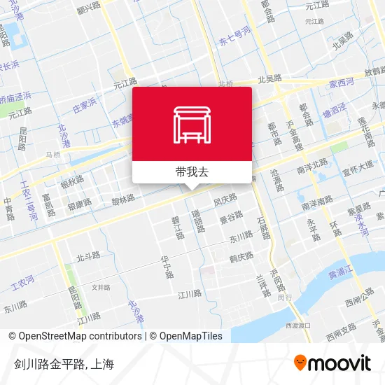 剑川路金平路地图