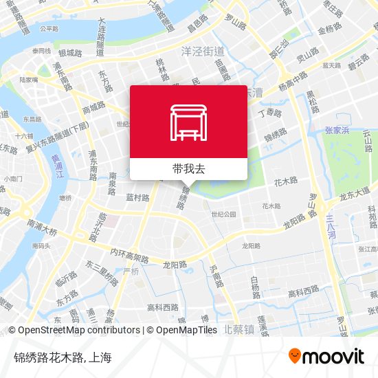 锦绣路花木路地图