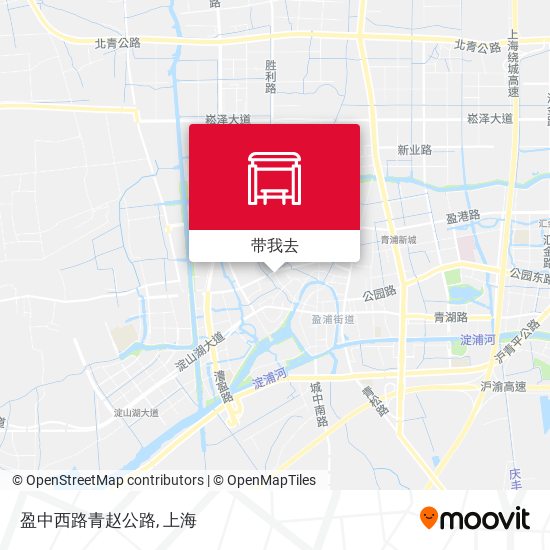 盈中西路青赵公路地图