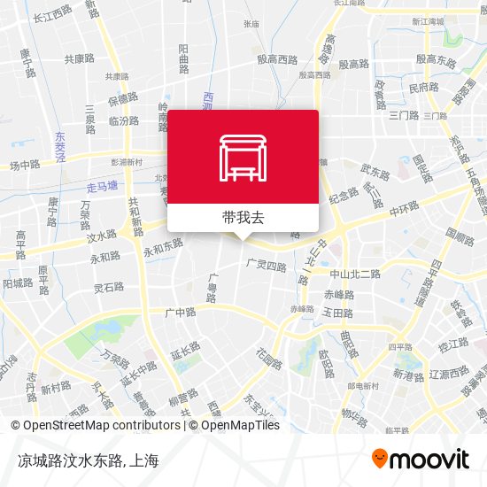 凉城路汶水东路地图