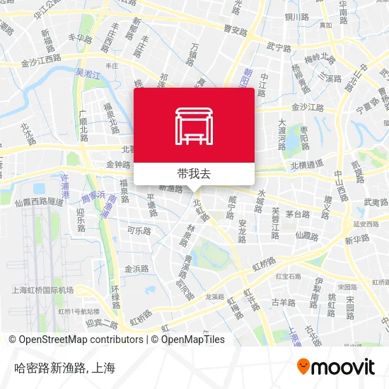 哈密路新渔路地图
