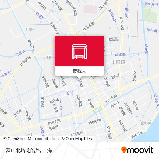 蒙山北路龙皓路地图