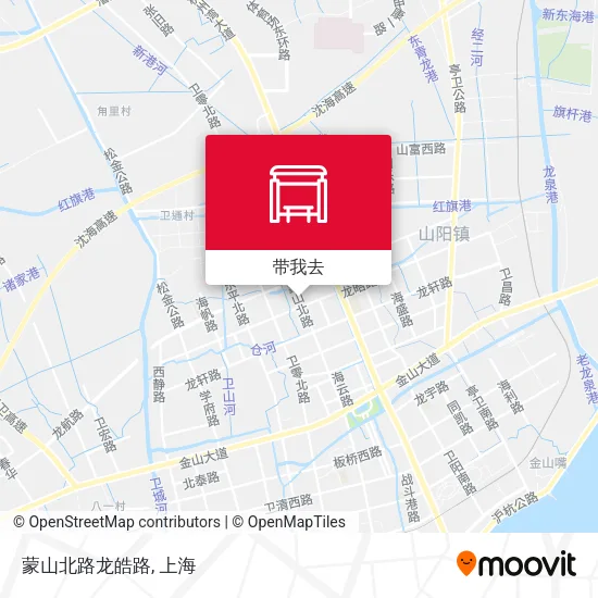 蒙山北路龙皓路地图