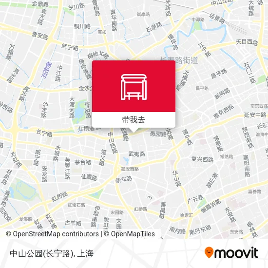 中山公园(长宁路)地图