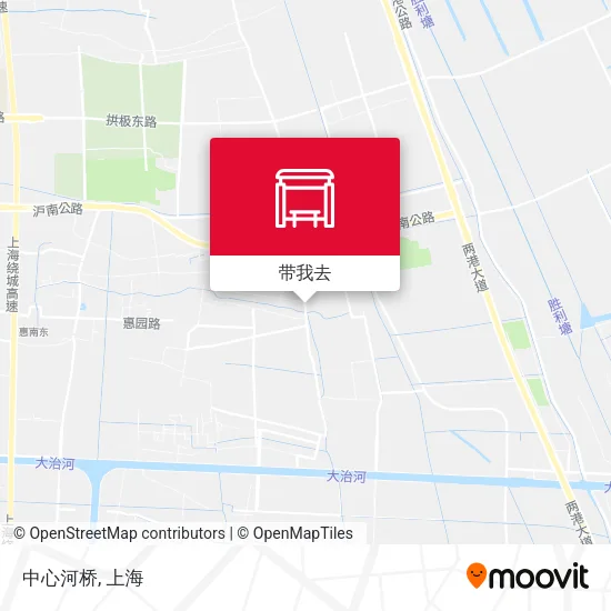 中心河桥地图