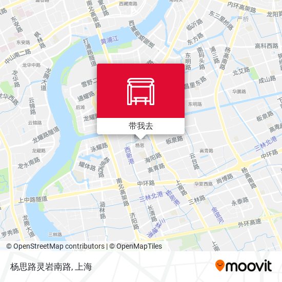 杨思路灵岩南路地图