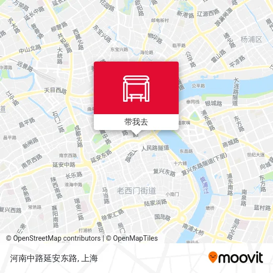 河南中路延安东路地图
