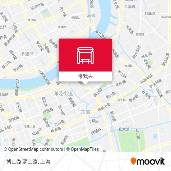博山路罗山路地图