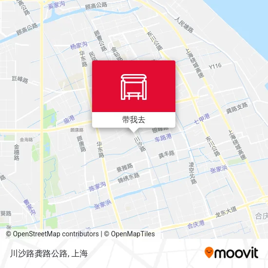 川沙路龚路公路地图