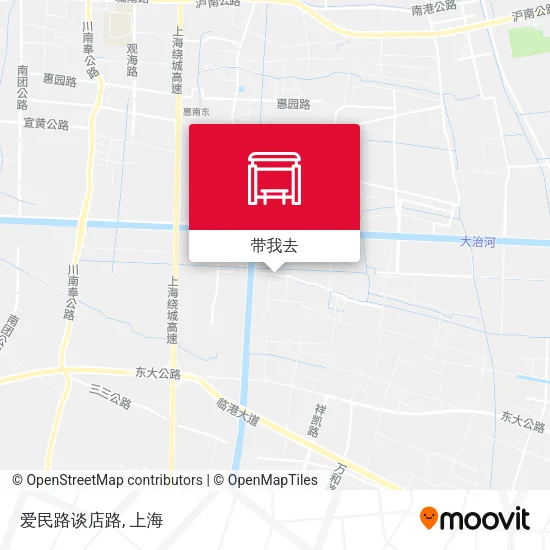 爱民路谈店路地图