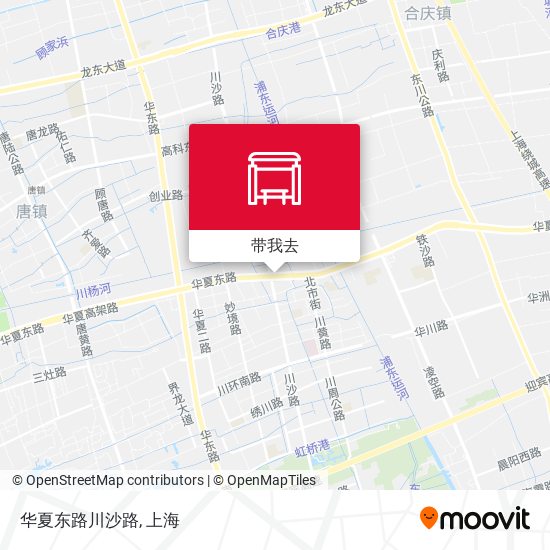 华夏东路川沙路地图