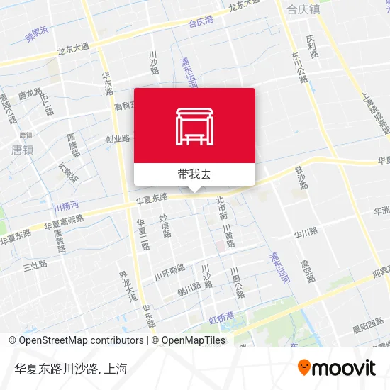 华夏东路川沙路地图