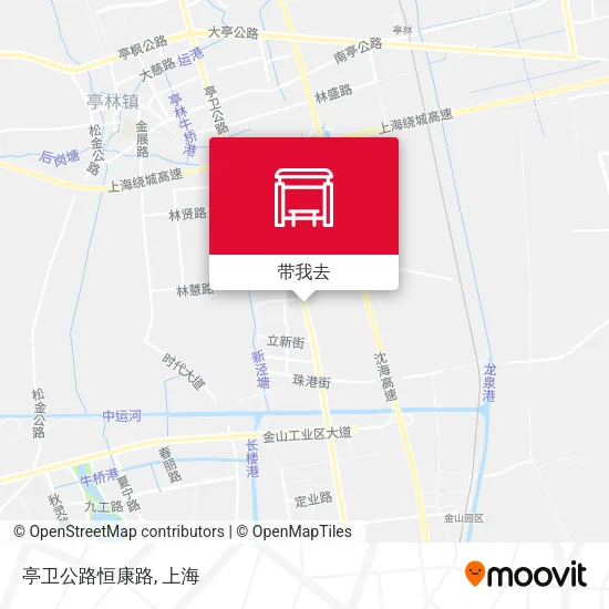 亭卫公路恒康路地图