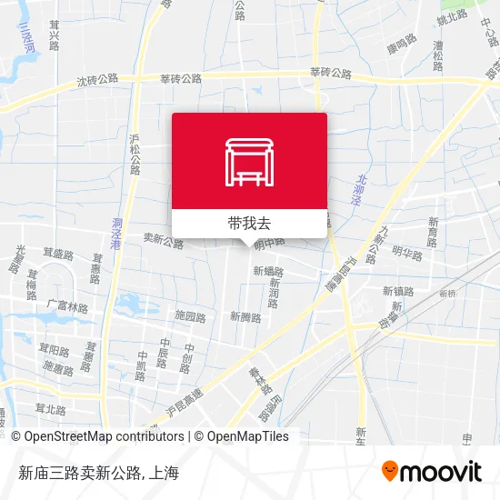 新庙三路卖新公路地图