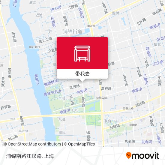 浦锦南路江汉路地图