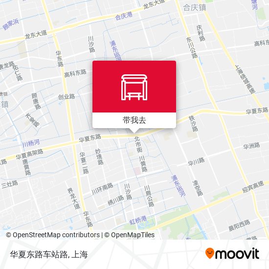 华夏东路车站路地图