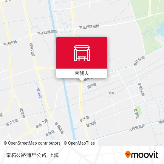 奉柘公路浦星公路地图