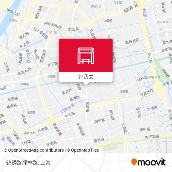 锦绣路绿林路地图