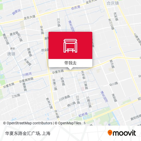 华夏东路金汇广场地图