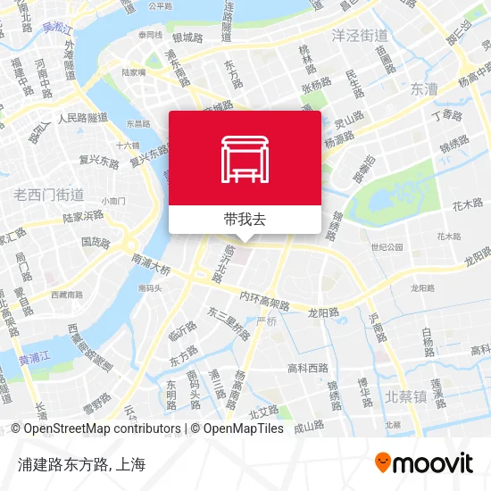 浦建路东方路地图