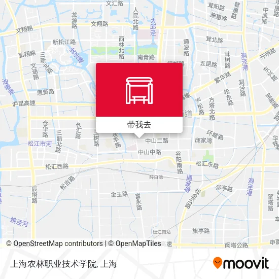 上海农林职业技术学院地图