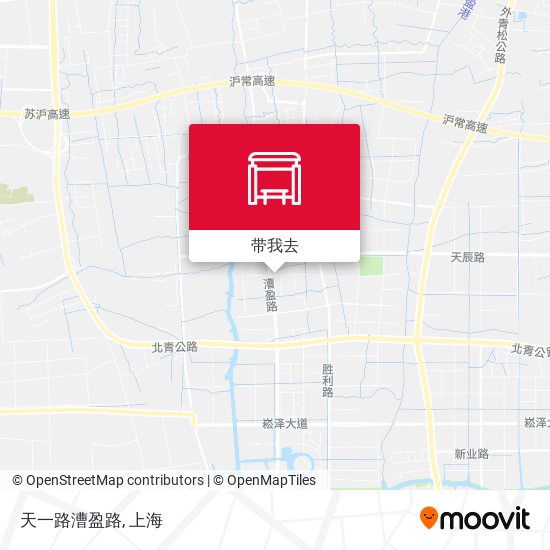 天一路漕盈路地图