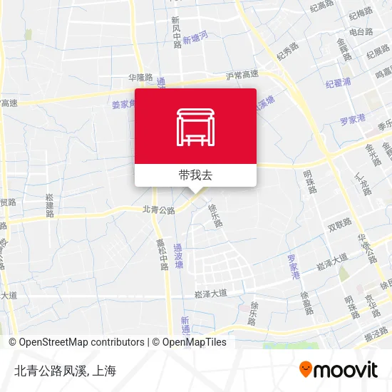 北青公路凤溪地图