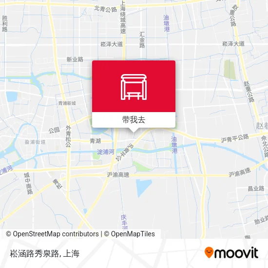 崧涵路秀泉路地图