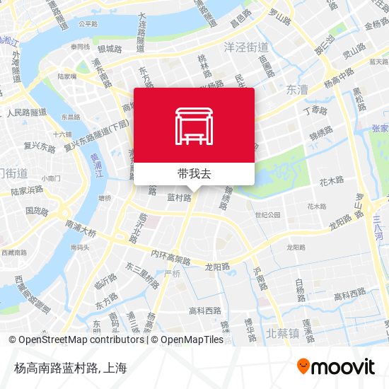 杨高南路蓝村路地图