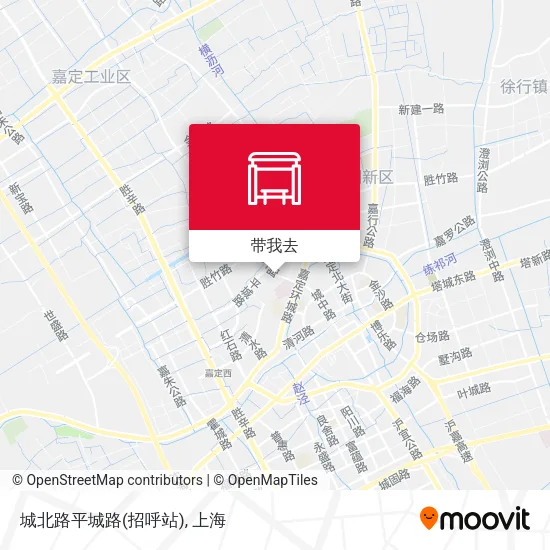 城北路平城路(招呼站)地图