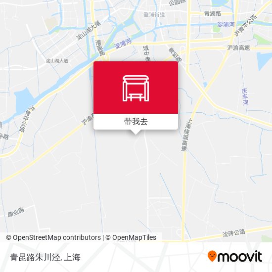 青昆路朱川泾地图