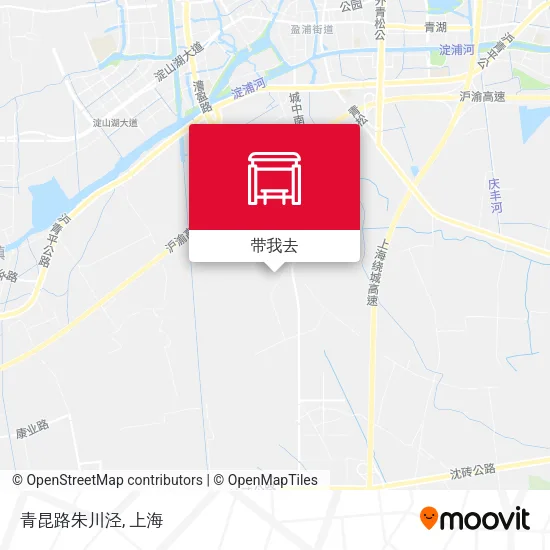 青昆路朱川泾地图