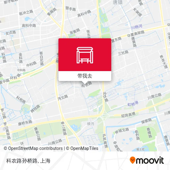 科农路孙桥路地图