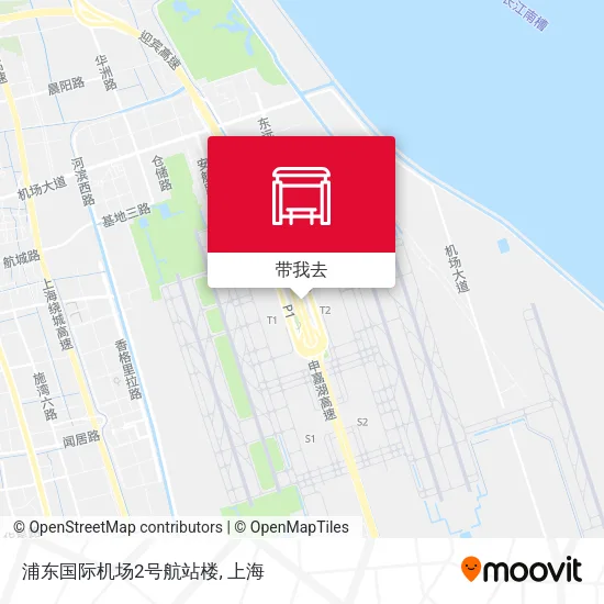 浦东国际机场2号航站楼地图