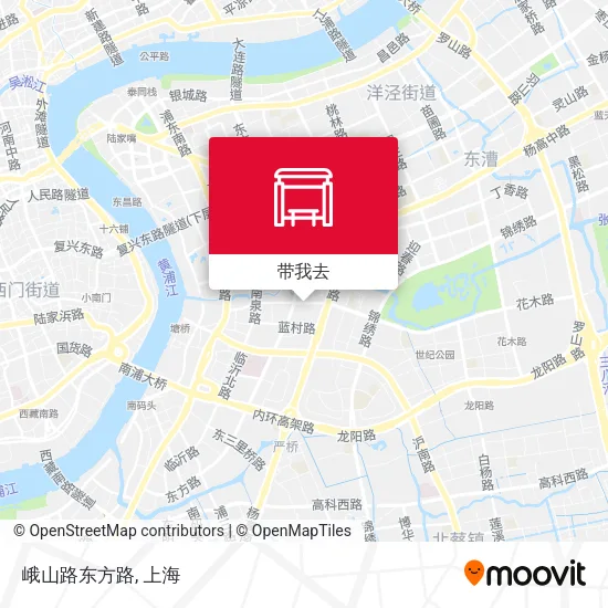 峨山路东方路地图