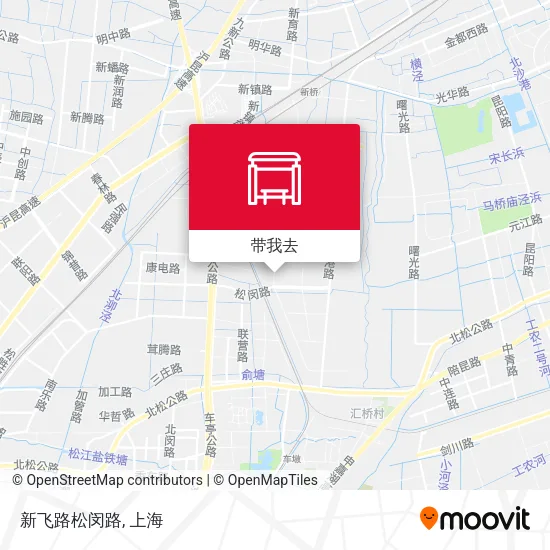 新飞路松闵路地图