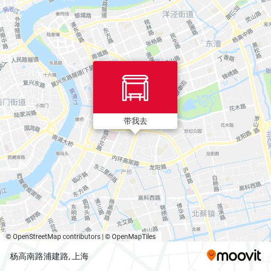 杨高南路浦建路地图