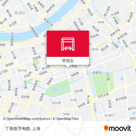 丁香路芳甸路地图