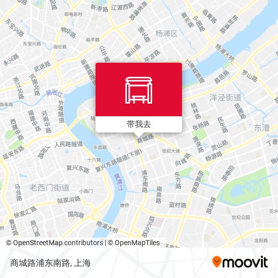商城路浦东南路地图