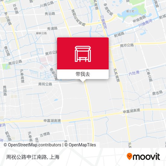 周祝公路申江南路地图
