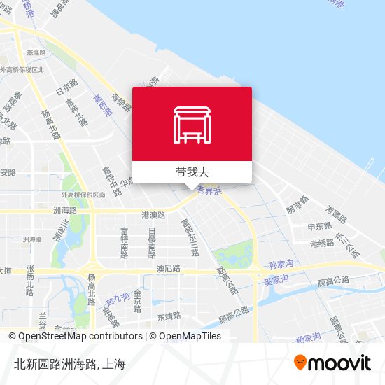 北新园路洲海路地图