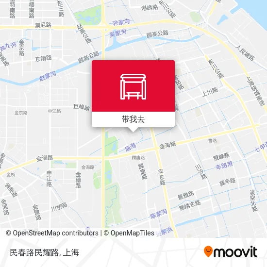 民春路民耀路地图