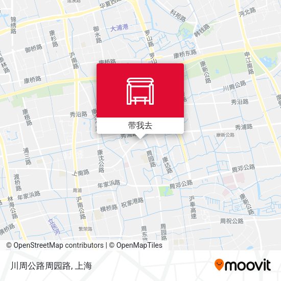 川周公路周园路地图