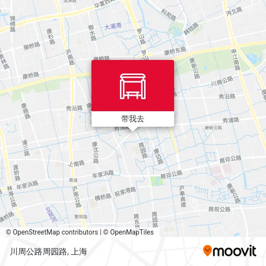 川周公路周园路地图