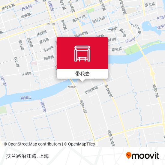 扶兰路沿江路地图
