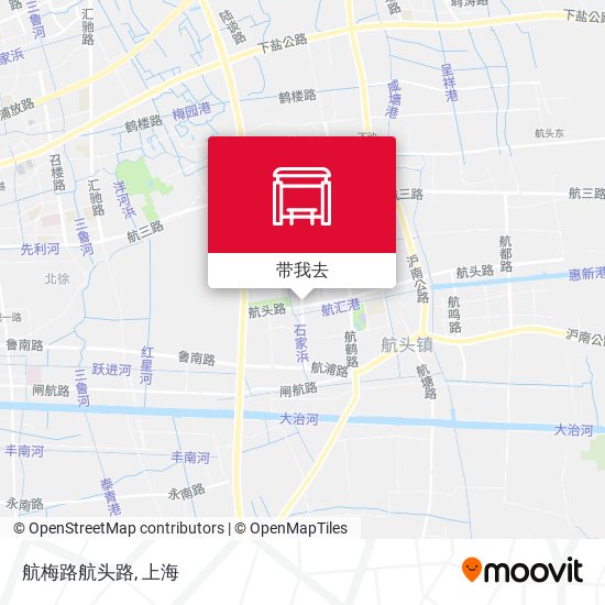 航梅路航头路地图
